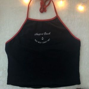 Brandy Melville Halter Top Newport Beach